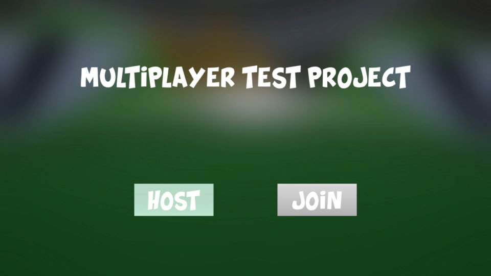 FrogBath Test Project Main Menu